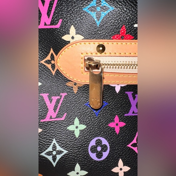 Louis Vuitton Black Multicolor Boulogne Takashi Murakami Multicolour - Picture 6 of 8